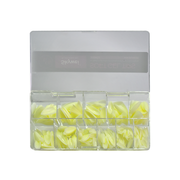 Soft Gel Tips Square C-Curve White – 500pcs | Professional Nail Extension Tips for Salon & Home